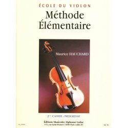M. Hauchard: M&eacute;thode &eacute;l&eacute;mentaire Vol.2 (Violin solo)