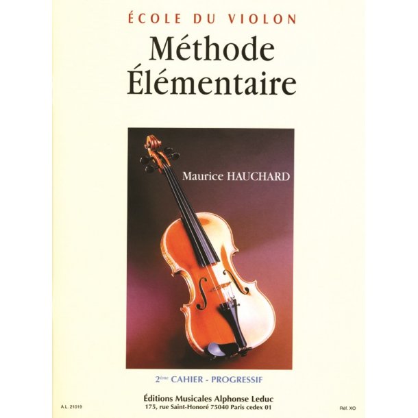 M. Hauchard: M&eacute;thode &eacute;l&eacute;mentaire Vol.2 (Violin solo)