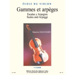 M. Hauchard: Gammes et Arp&egrave;ges Vol.1 (Violin solo)