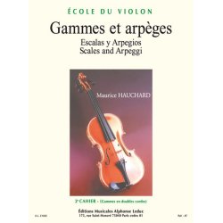 M. Hauchard: Gammes et Arp&egrave;ges Vol.2 (Violin solo)