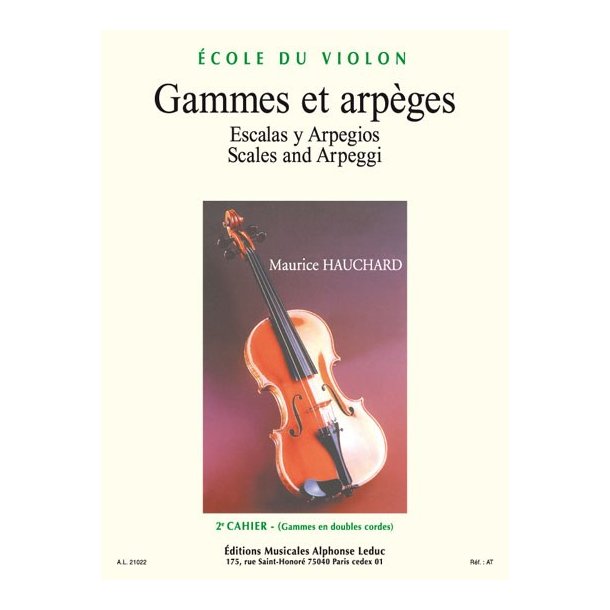 M. Hauchard: Gammes et Arp&egrave;ges Vol.2 (Violin solo)