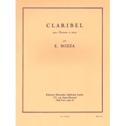 Eug&egrave;ne Bozza: Claribel (Clarinet & Piano)