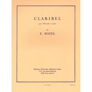 Eugène Bozza: Claribel (Clarinet & Piano)