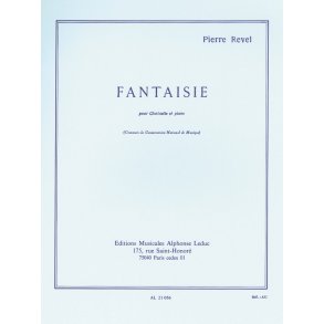 Pierre Revel: Fantaisie (Clarinet & Piano)