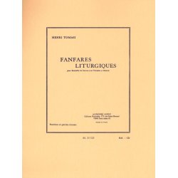 Henri Tomasi: Fanfares liturgiques (Ensemble-Brass 8 or more)
