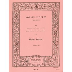 Henri B&uuml;sser: Adeste Fideles Op.83 (Trumpet & Piano)