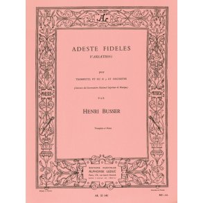 Henri Büsser: Adeste Fideles Op.83 (Trumpet & Piano)