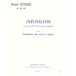 Henri Büsser: Aragon Op.91 (Saxophone-Alto & Piano)