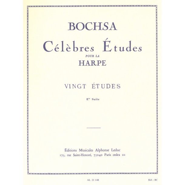 Robert Nicholas Charles Bochsa: 20 Etudes Vol.1 (Harp solo)