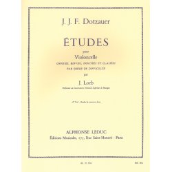Justus Johann Friedrich Dotzauer: Etudes Vol.2 (Cello solo)