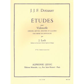 Justus Johann Friedrich Dotzauer: Etudes Vol.2 (Cello solo)