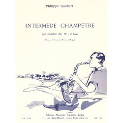 Philippe Gaubert: Interm&egrave;de champ&ecirc;tre (Saxophone-Alto & Piano)