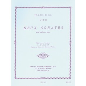 Georg Friedrich Handel: 2 Sonatas (Oboe & Piano)