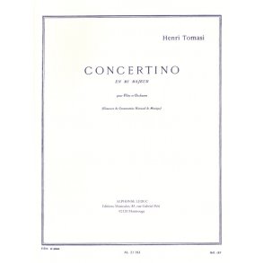 Henri Tomasi: Concertino in E major (Flute & Piano)
