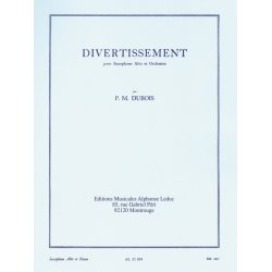 Pierre Max Dubois: Divertissement (Saxophone-Alto & Piano)