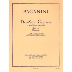 Paganini 17 Caprices Clt Bk