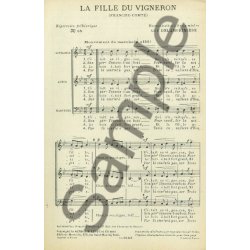 Delamoriniere Repertoire Folklorique No68 La Fille Du Vigneron 3pt Bk