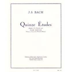 Johann Sebastian Bach: 15 Etudes (Clarinet solo)