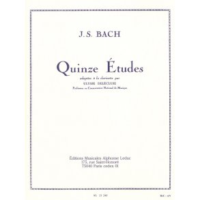 Johann Sebastian Bach: 15 Etudes (Clarinet solo)