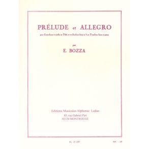Eugène Bozza: Prelude and Allegro (Double Bass/Tuba/Saxhorn/Trombone and Piano)