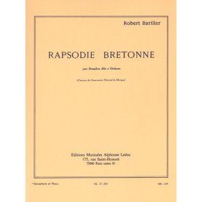 Robert Bariller: Rapsodie bretonne (Saxophone-Alto & Piano)