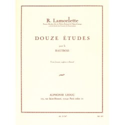 R. Lamorlette: 12 Etudes (Oboe solo)