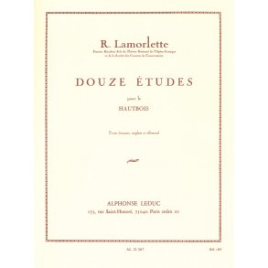 R. Lamorlette: 12 Etudes (Oboe solo)