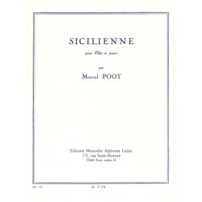 Marcel Poot: Sicilienne (Flute & Piano)