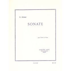 Kishio Hirao: Sonata, for Violin and Piano