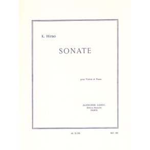 Kishio Hirao: Sonata, for Violin and Piano