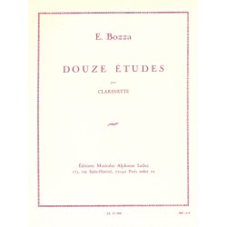 Eug&egrave;ne Bozza: 12 Etudes (Clarinet solo)