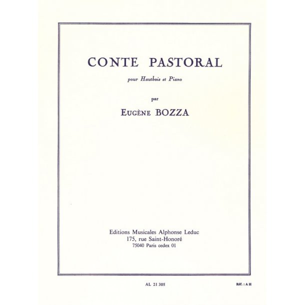 Eug&egrave;ne Bozza: Conte pastoral (Oboe & Piano)