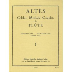 Henry Alt&egrave;s: M&eacute;thode compl&egrave;te Vol.1 (Flute solo)