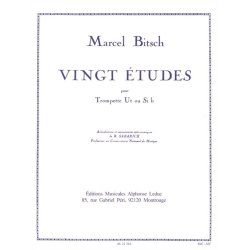 Marcel Bitsch: 20 Etudes pour Trompette (Trumpet solo)