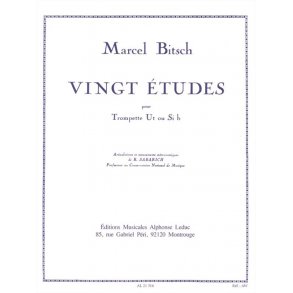 Marcel Bitsch: 20 Etudes pour Trompette (Trumpet solo)