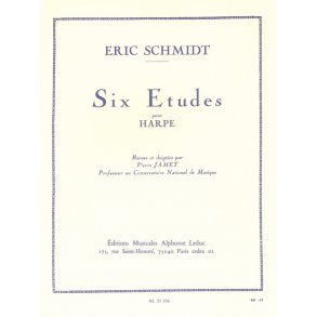 Eric Schmidt: Six Etudes (Harp Solo)