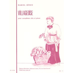 Marcel Bitsch: Villageoise (Saxophone-Alto & Piano)