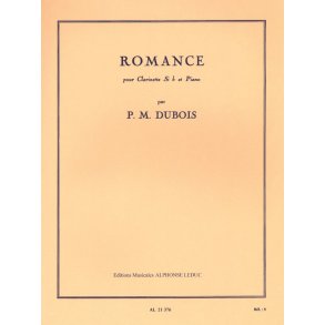 Pierre Max Dubois: Romance (Clarinet/Piano)