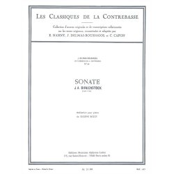 Johann Adam Birkenstock: Sonata (Classiques No.45) (Double Bass & Piano)
