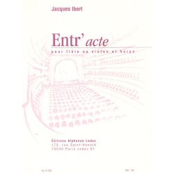 Jacques Ibert: Entr'Acte (Flute and Harp)