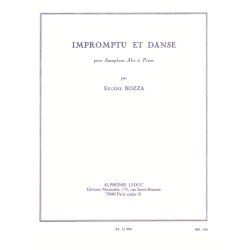 Eug&egrave;ne Bozza: Impromptu et Danse (Saxophone-Alto & Piano)