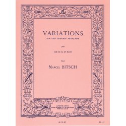 Marcel Bitsch: Variations sur un Chanson fran&ccedil;aise (Horn & Piano)
