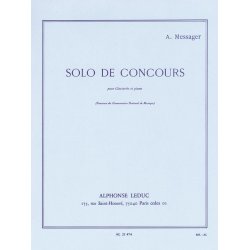 Andr&eacute; Messager: Solo De Concours