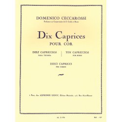 Domenico Ceccarossi: 10 Caprices (Horn solo)