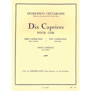 Domenico Ceccarossi: 10 Caprices (Horn solo)