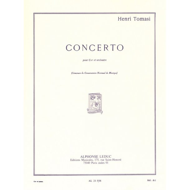 Henri Tomasi: Concerto (Horn & Piano)
