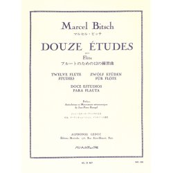 Marcel Bitsch: 12 Etudes (Flute solo)