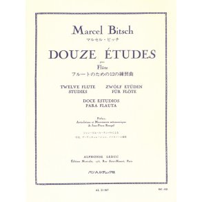 Marcel Bitsch: 12 Etudes (Flute solo)