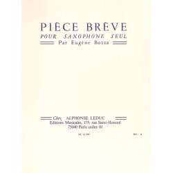 Eug&egrave;ne Bozza: Pi&egrave;ce br&egrave;ve (Saxophone solo)