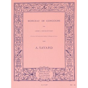Augustin Savard: Morceau de Concours (Bb trpt) (Trumpet & Piano)